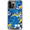 NFL Los Angeles Chargers Tropical Print iPhone 14 Pro Max Clear Case