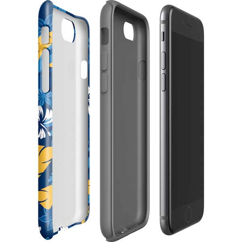 NFL Los Angeles Chargers Tropical Print iPhone SE (2nd & 3rd Gen) Pro Case