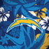 NFL Los Angeles Chargers Tropical Print iPhone X Skin