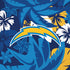NFL Los Angeles Chargers Tropical Print iPhone XR Pro Case