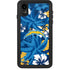 NFL Los Angeles Chargers Tropical Print iPhone XR Waterproof Case