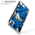 NFL Los Angeles Chargers Tropical Print iPhone XS Max Clear Case