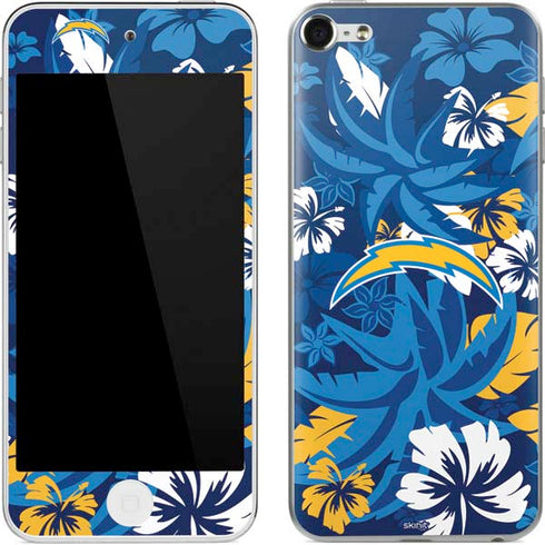 NFL Los Angeles Chargers Tropical Print Apple iPod Skin