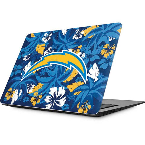 NFL Los Angeles Chargers Tropical Print Apple MacBook Skin