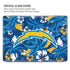 NFL Los Angeles Chargers Tropical Print MacBook Air 13in M1 (2021) Case plus Skin