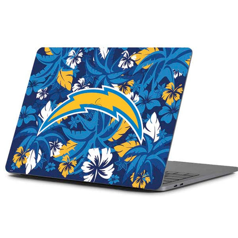 NFL Los Angeles Chargers Tropical Print Apple MacBook Pro 13-inch Skin