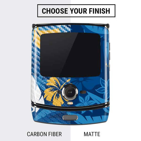 NFL Los Angeles Chargers Tropical Print Motorola RAZR Skin