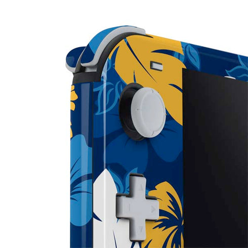 NFL Los Angeles Chargers Tropical Print Nintendo Switch Lite Skin