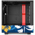 NFL Los Angeles Chargers Tropical Print NZXT H510 Compact ATX Mid-Tower Case Skin