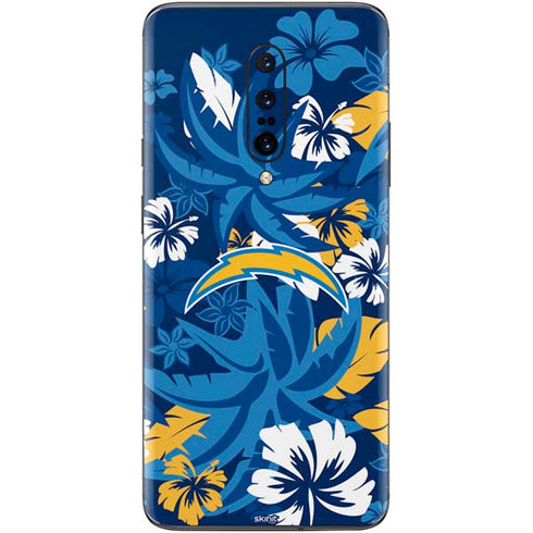 NFL Los Angeles Chargers Tropical Print OnePlus 7 Pro Skin