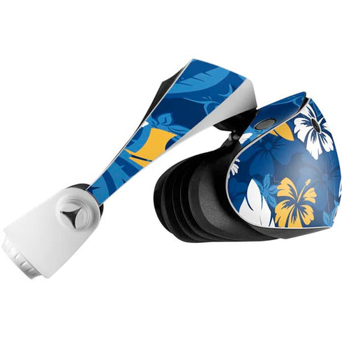 NFL Los Angeles Chargers Tropical Print PlayStation VR2 Skin