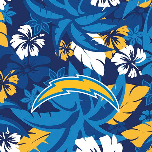 NFL Los Angeles Chargers Tropical Print PS4 Console and Controller Bundle Skin