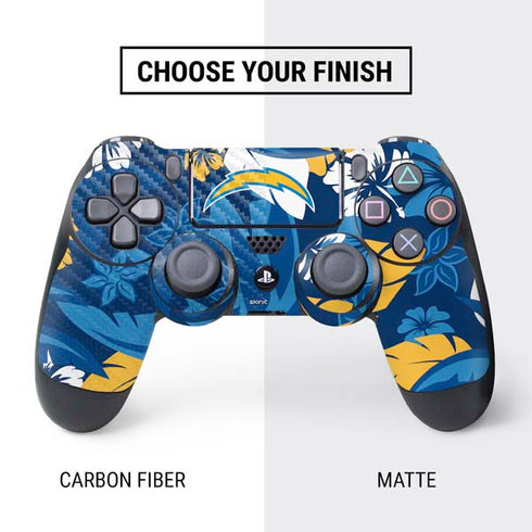 NFL Los Angeles Chargers Tropical Print PS4 Pro/Slim Controller Skin