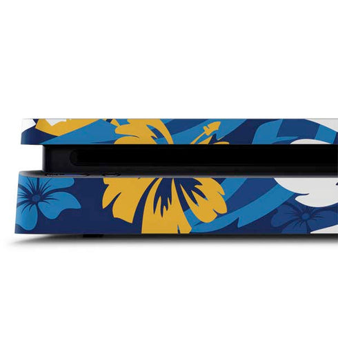 NFL Los Angeles Chargers Tropical Print PS4 Slim Skin