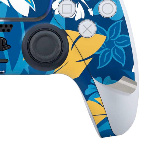 NFL Los Angeles Chargers Tropical Print PS5 Slim Digital Edition Bundle Skin