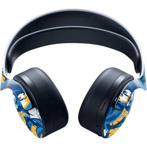 NFL Los Angeles Chargers Tropical Print PULSE 3D Wireless Headset for PS5 Skin