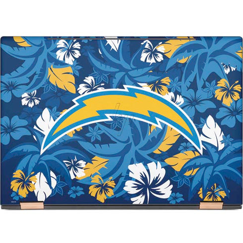 NFL Los Angeles Chargers Tropical Print HP Spectre Skin