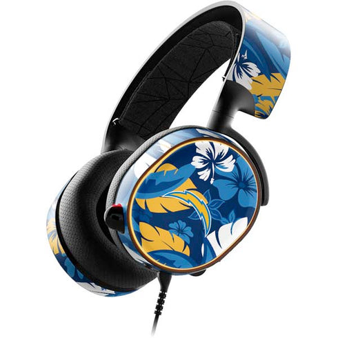 NFL Los Angeles Chargers Tropical Print SteelSeries Arctis 5 Skin