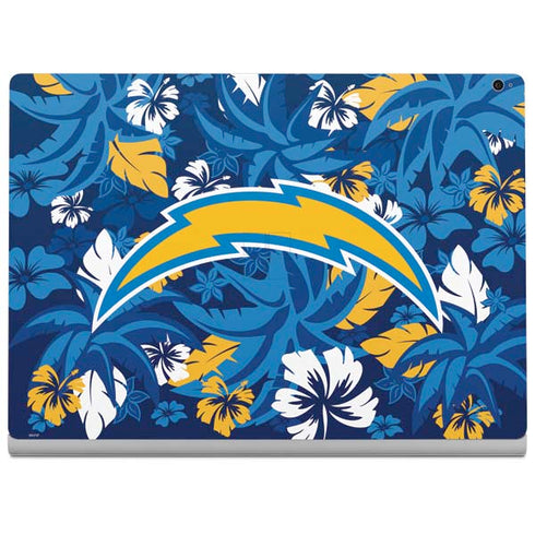 NFL Los Angeles Chargers Tropical Print Surface Book 2 15in Skin