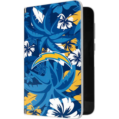 NFL Los Angeles Chargers Tropical Print Surface Duo Skin