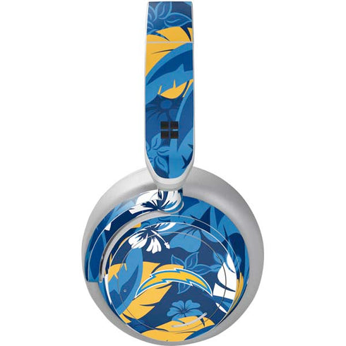 NFL Los Angeles Chargers Tropical Print Surface Headphones Skin