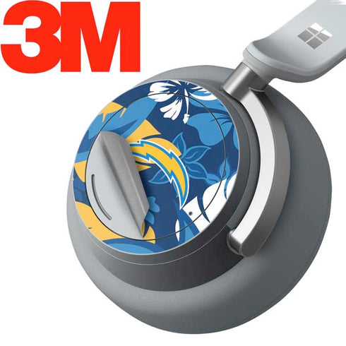 NFL Los Angeles Chargers Tropical Print Surface Headphones Skin