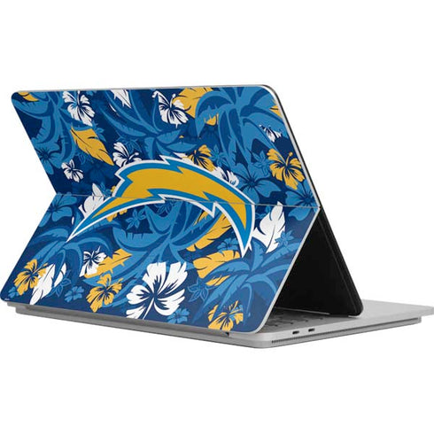 NFL Los Angeles Chargers Tropical Print Surface Laptop Studio Skin