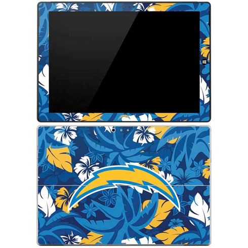 NFL Los Angeles Chargers Tropical Print Surface Pro 3 Skin