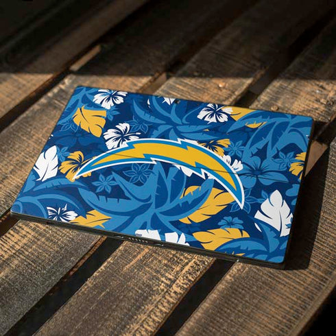 NFL Los Angeles Chargers Tropical Print Surface Pro 6 Skin