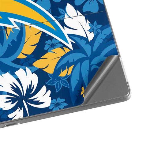NFL Los Angeles Chargers Tropical Print Surface Pro 8 Skin