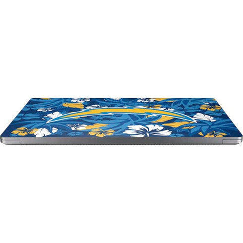 NFL Los Angeles Chargers Tropical Print Universal Laptop 14in (11.4 x 8.2in) Skin