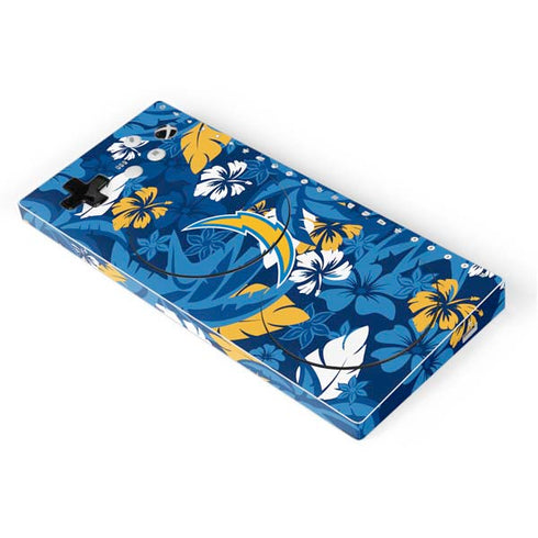 NFL Los Angeles Chargers Tropical Print Xbox Adaptive Controller Skin