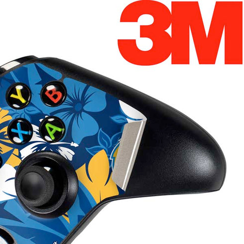 NFL Los Angeles Chargers Tropical Print Xbox One Controller Skin