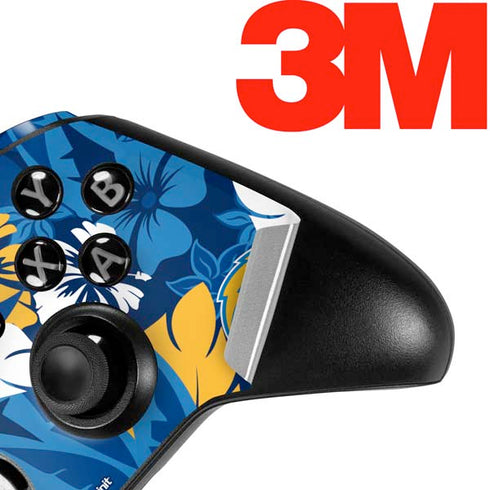 NFL Los Angeles Chargers Tropical Print Xbox One Elite Controller Skin
