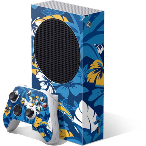 NFL Los Angeles Chargers Tropical Print Xbox Series S Skins