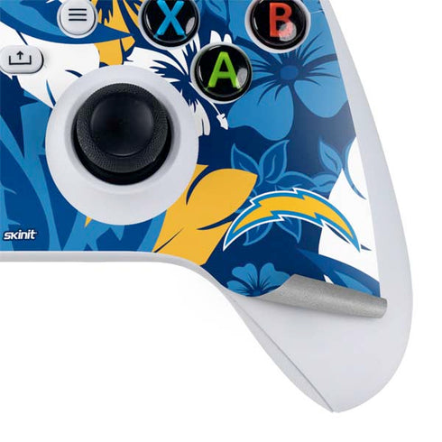 NFL Los Angeles Chargers Tropical Print Xbox Series S Bundle Skin