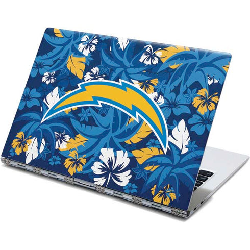 NFL Los Angeles Chargers Tropical Print Yoga 910 2-in-1 14in Touch-Screen Skin