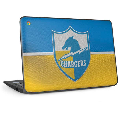 NFL Los Angeles Chargers Vintage HP Chromebook Skin