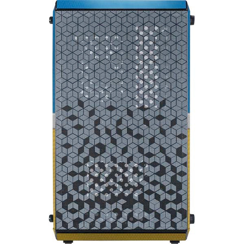 NFL Los Angeles Chargers Vintage Cooler Master MasterBox Q300L Mini Tower Skin