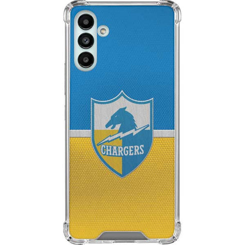 NFL Los Angeles Chargers Vintage Galaxy A13 5G Clear Case