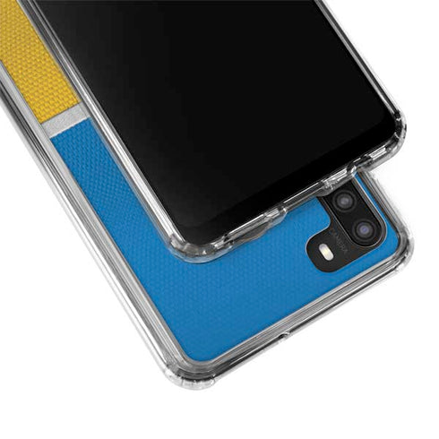 NFL Los Angeles Chargers Vintage Galaxy A21 Clear Case