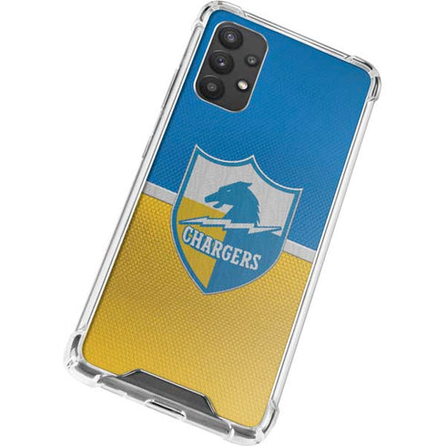 NFL Los Angeles Chargers Vintage Galaxy A32 5G Clear Case