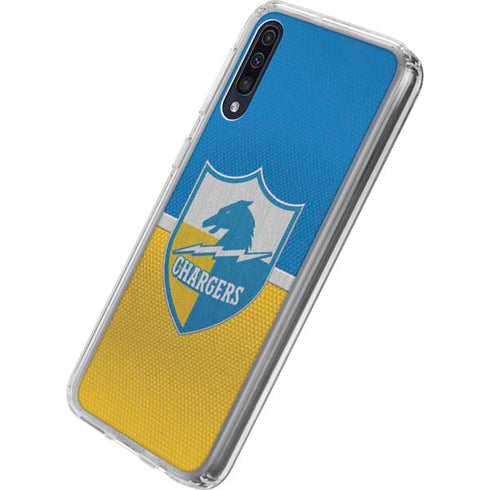 NFL Los Angeles Chargers Vintage Galaxy A50 Clear Case