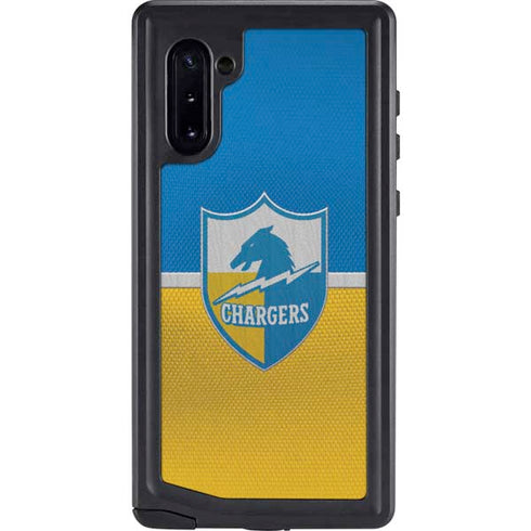 NFL Los Angeles Chargers Vintage Galaxy Note 10 Waterproof Case