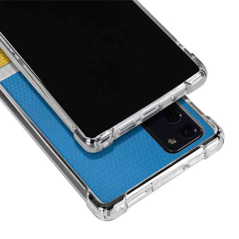 NFL Los Angeles Chargers Vintage Galaxy Note20 5G Clear Case