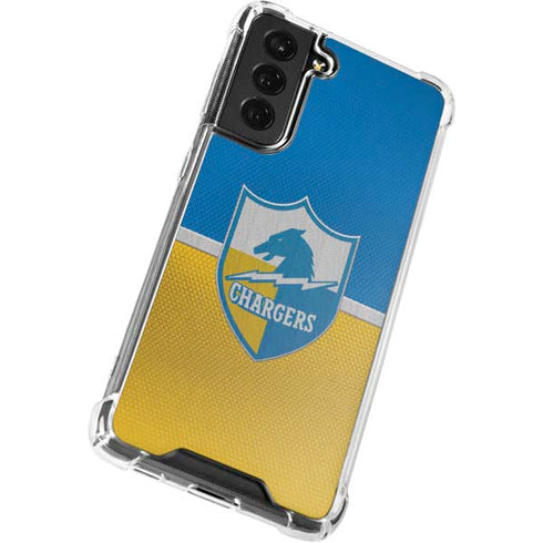 NFL Los Angeles Chargers Vintage Galaxy S21 FE Clear Case