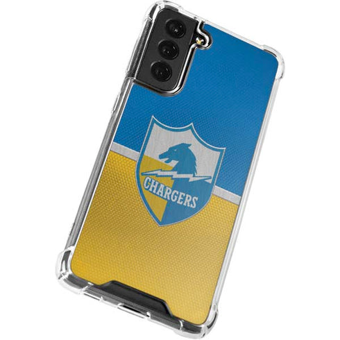 NFL Los Angeles Chargers Vintage Galaxy S22 Plus Clear Case