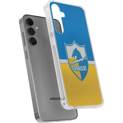 NFL Los Angeles Chargers Vintage Galaxy S24 Plus Clear Case
