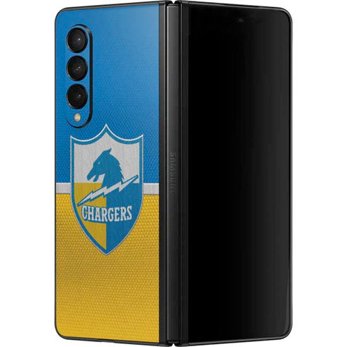 NFL Los Angeles Chargers Vintage Galaxy Z Fold3 5G Skin