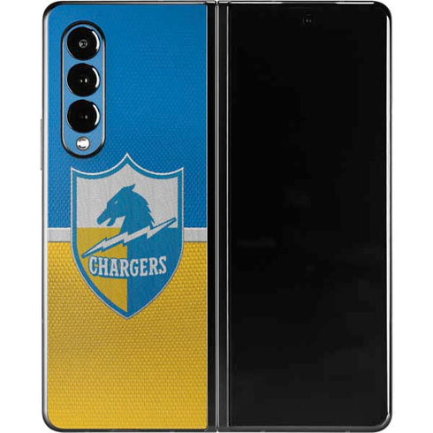 NFL Los Angeles Chargers Vintage Galaxy Z Fold3 5G Skin